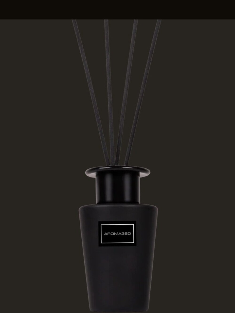 NIB Aroma360 Iris Black Reed Diffuser